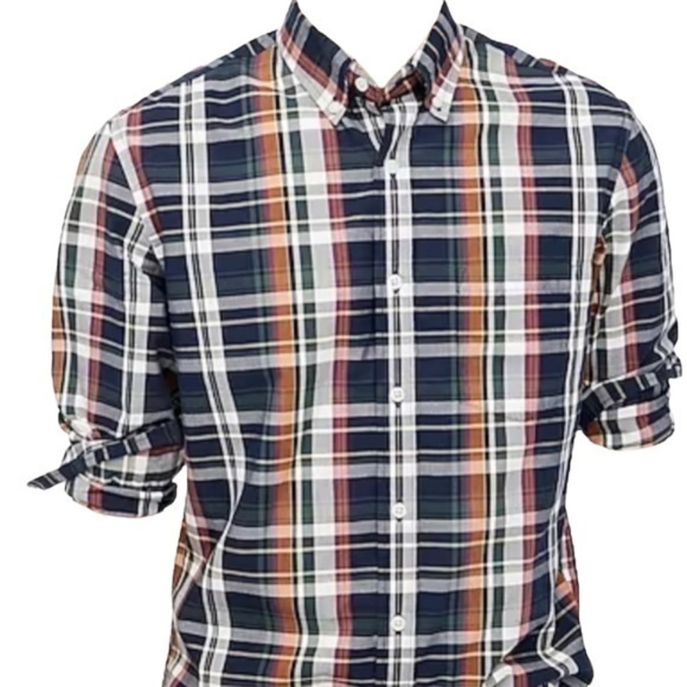 J. Crew Mercantile Men's Slim-Fit Untucked Flex‎ Shirt Size XXL
